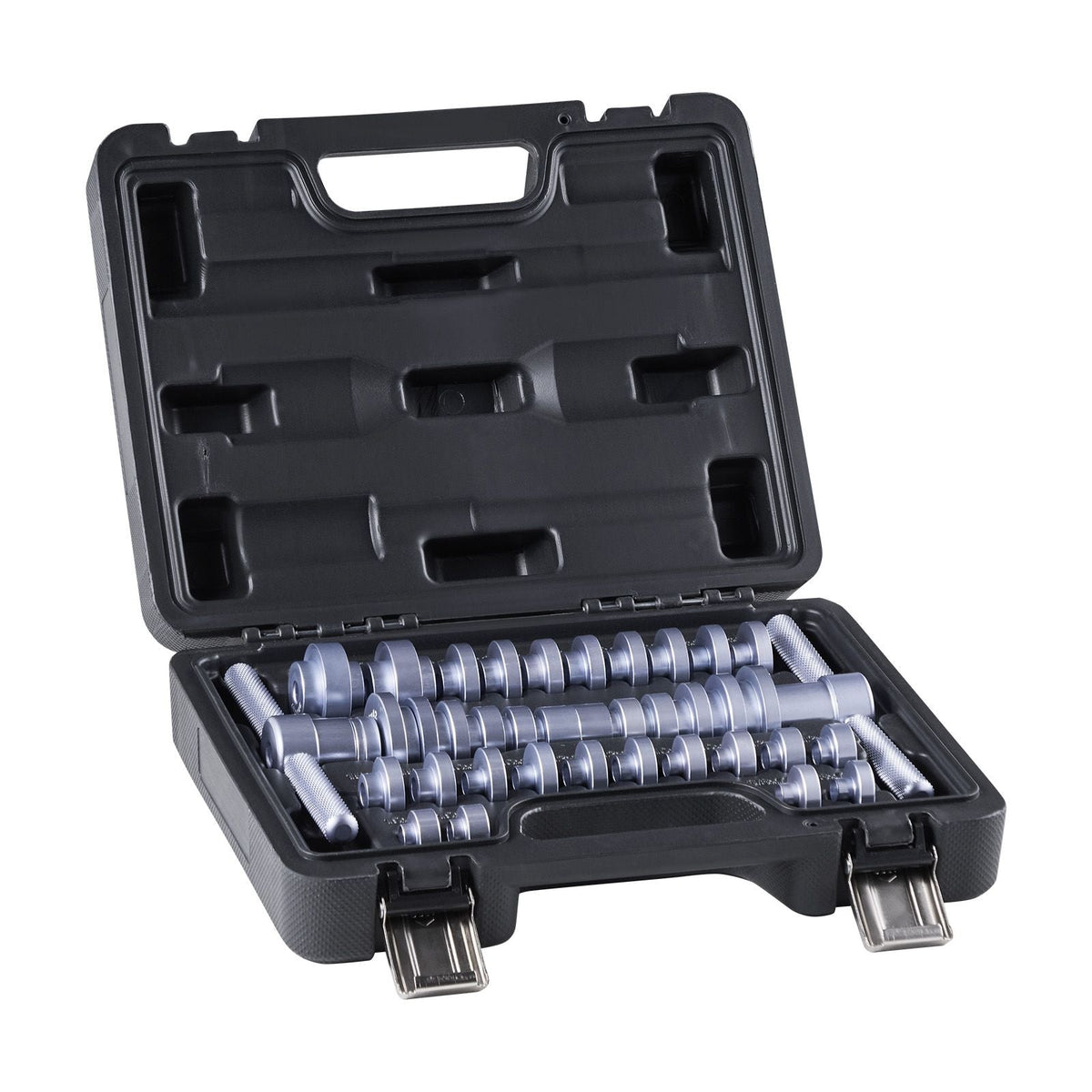 Bearing Press Kit, 25 Pcs, Bearing Race and Seal Driver Set with Bushings & Wrenches, Bushing Driver Tool Set, Heavy Duty Aluminum Alloy Seal Removal Installation Tool Kit with Storage Case