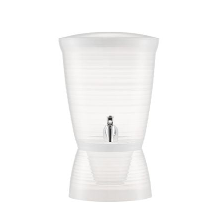 Beverage Dispenser, 2.64 Gallon Drink Dispenser for Parties, Plastic Juice Dispensers with Spigot Ice Chamber, Iced Tea Lemonade Juice Water Dispensers, for Restaurants, Hotels, Parties