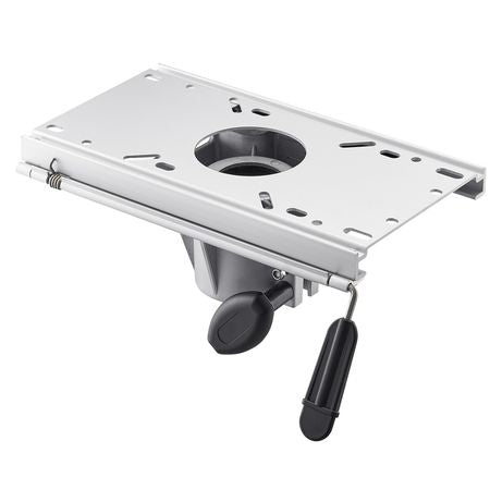 Boat Seat Pedestal, Forward & Backward Sliding Adjustment, Aluminum Alloy Boat Chair Base with Slide, 5-inch Sliding Travel, Waterproof & Rust-resistant, Fit 2-7/8 Inch Diameter Pedestal Post
