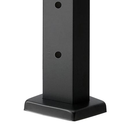 Cable Railing Post, 42x1x2 Inch Level Deck Stair Posts, 1-Pack Stainless Steel Cable Handrail Post, Pre-Drilled Pickets with Mounting Bracket Stair Railing Kit, Black, 1JZLGZXHS1063GGTD001V0