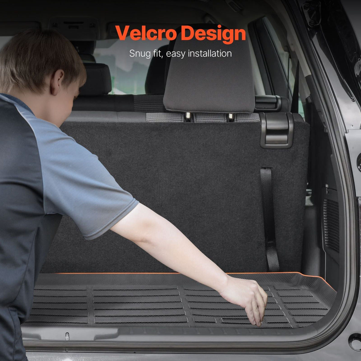 Cargo Mats Compatible with Toyota Kluger & Highlander 2020-2024, Custom Fit TPE Cargo Liner Set for SUVs, Trunk and Rear Back Seat Protector Replacement, Trunk Mat and Backrest Mats