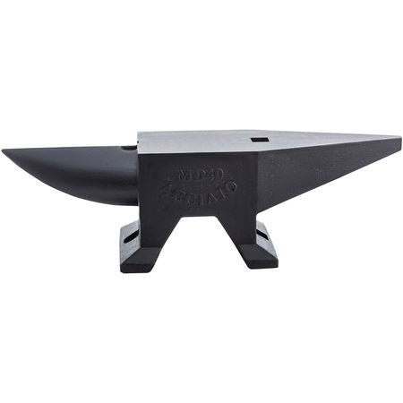 Cast Iron Anvil, 86 Lbs Single Horn Anvil with Large Countertop and Stable Base, High Hardness Rugged Round Horn Anvil Blacksmith, for Bending, Shaping