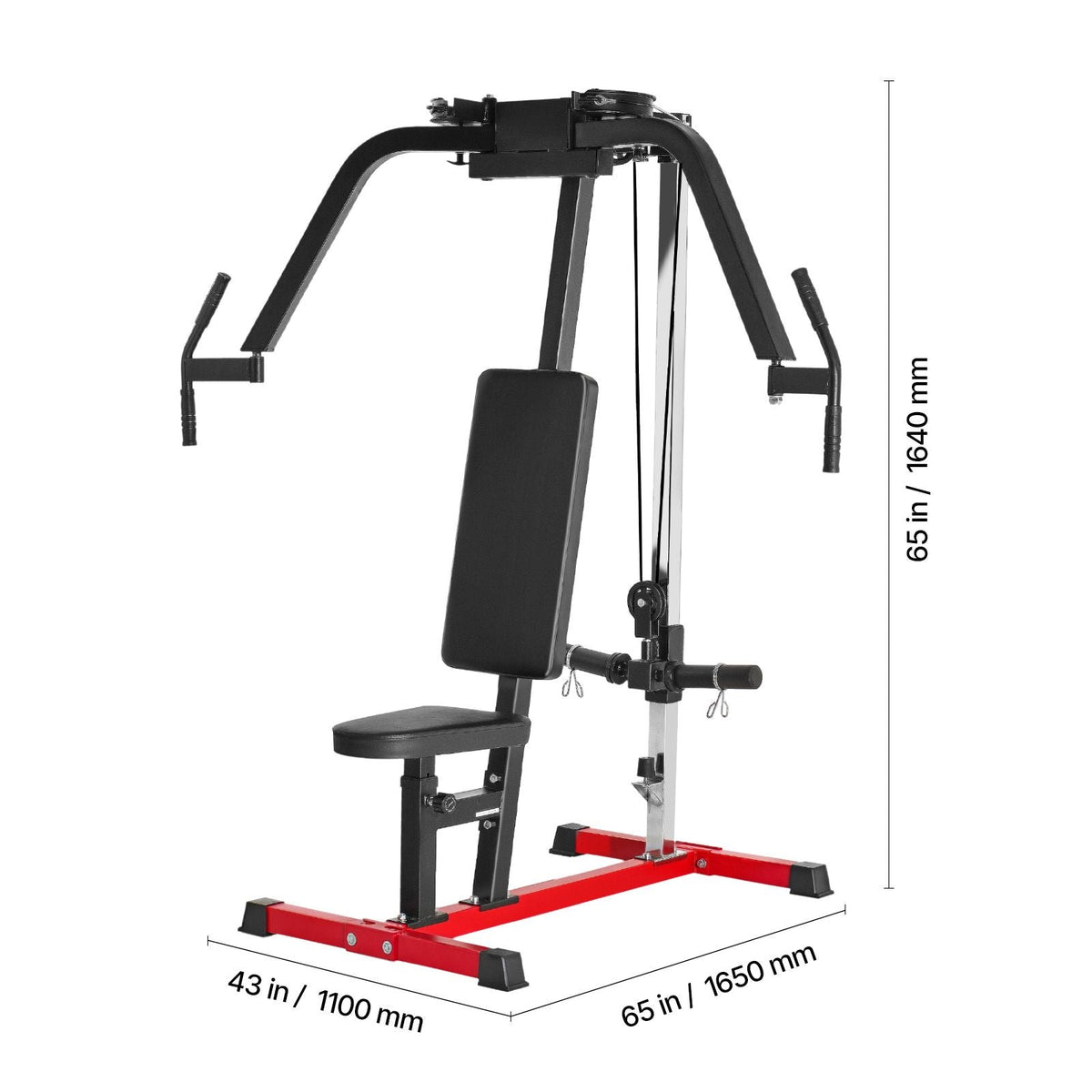 Chest Fly Machine, Upper Body Specialty Machine for Home Gym, Adjustable Fly and Reverse Delt Machine, for Chest, Back, Pectoral, Rear Deltoid and Shoulder Workouts, Hold up to 450LBS