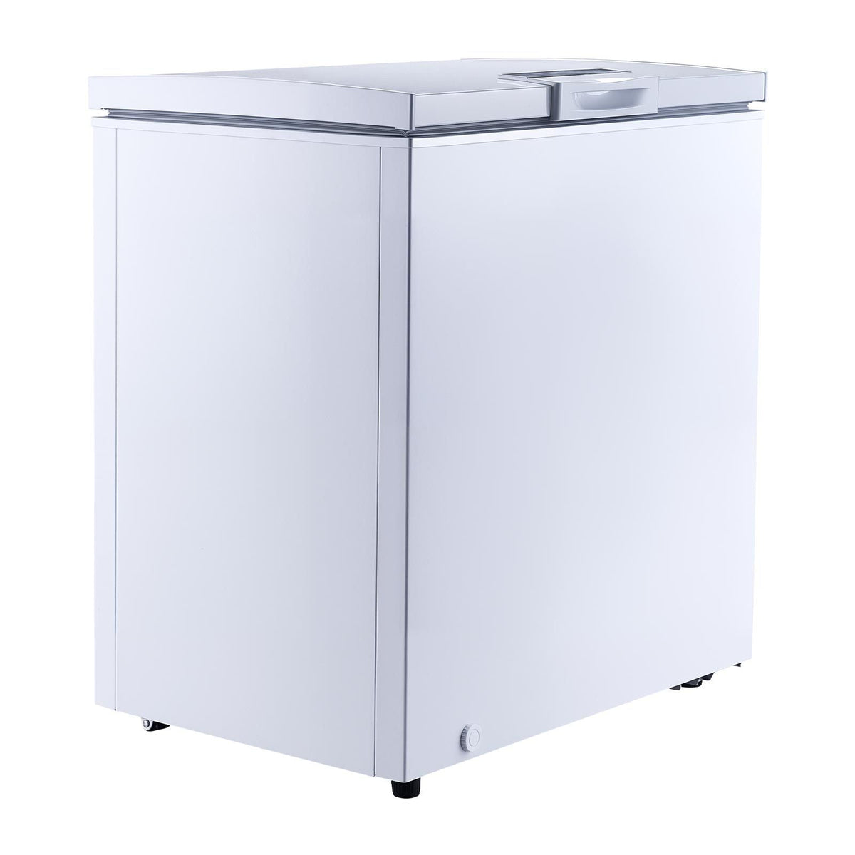 Chest Freezer, 5 Cu.ft Compact Deep Freezer, Free Standing Top Open Door Chest Freezers with 2 Removable Baskets & Adjustable Thermostat - Energy Saving, Low Noise & Garage Ready, White