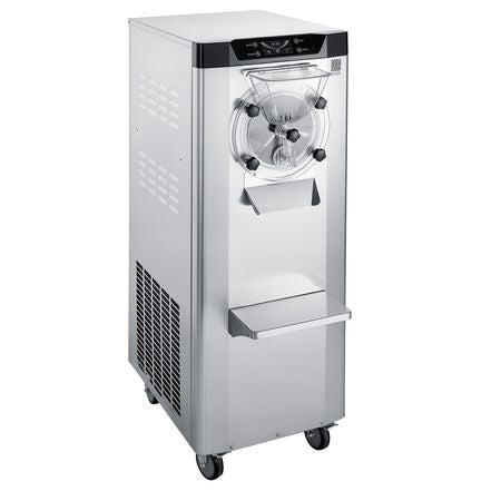 Commercial Hard Ice Cream Machine, 2400W 3.17 to 5.28 Gallons per Hour, Gelato Hard Serve Ice Cream Maker with 10L 304 Stainless Steel Cylinder, Auto Clean LED Panel for Snack Bar Restaurants