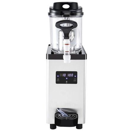 Commercial Slushy Machine, 6L/1.6 Gallons 25 Cups Single-Bowl, 300W 110V, Stainless Steel Margarita Smoothie Frozen Drink Maker, Slushie Machine for Supermarkets Cafes Restaurants Bars Home Use