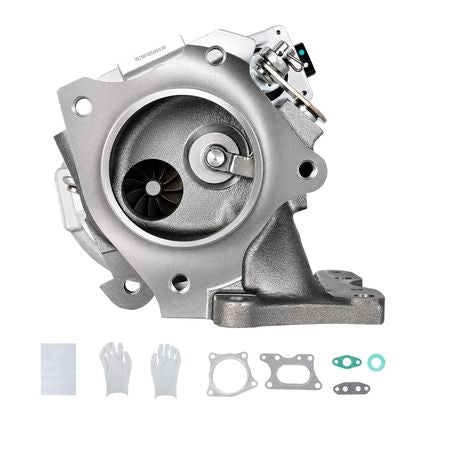 Complete Turbo Turbocharger Kit with Solenoid Valve, Compatible with Honda Civic 2016-2020 L4 1.5L, Replace# 49373-07012, 49373-07013, 49373-07015, 49373-07014, 49373-07011, 18900-5AF-H010-M3