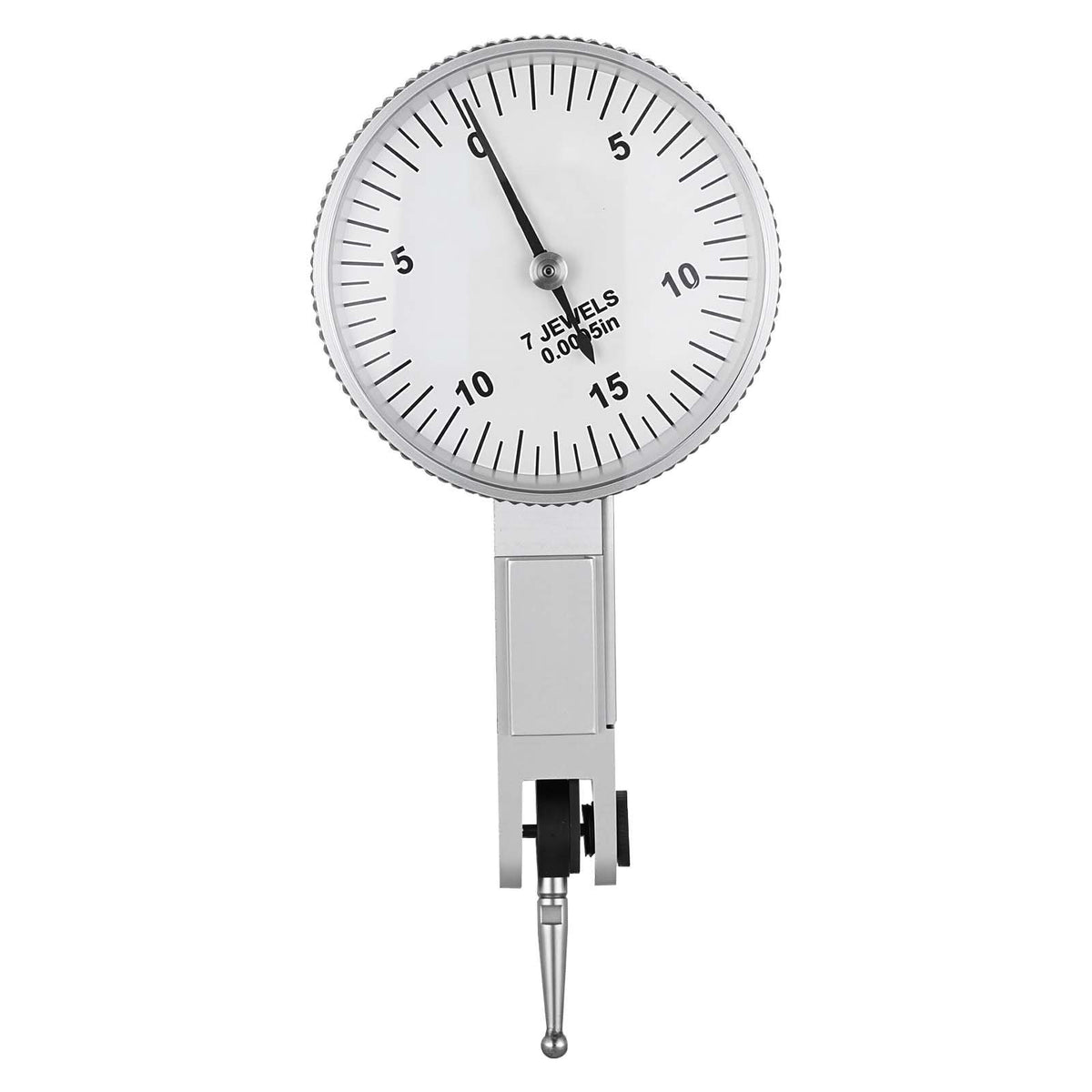 Dial Test Indicator with Universal Magnetic Base and Storage Case, 0.0005 inch Accuracy, 0-0.03 inch Range, Micro Ball Handle for Narrow Area Measurement, Industrial Machining & Inspection
