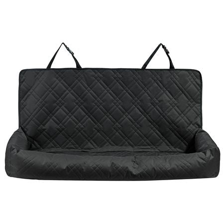 Dog Car Seat, Waterproof Dog Booster Seat for Car, Pet Car Seat with Clip-On Safety Leash, PP Cotton Filling, Dog Car Bed for Medium & Large Dog up to 100 lbs, Black