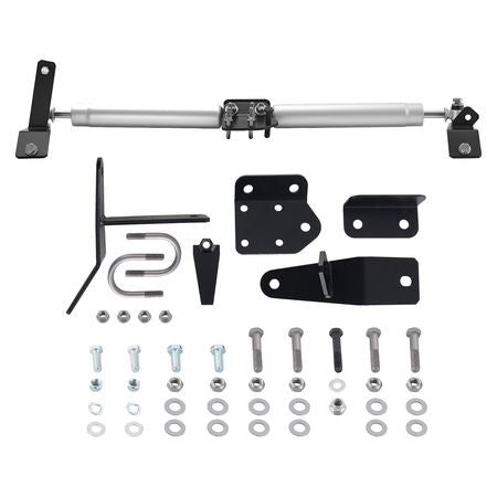 Dual Steering Stabilizer, for 2003-2012 Dodge Ram 2500/3500 4WD, Dual Steering Stabilizer Kit Fits with 2 Inches of Suspension Lift or Higher, Enhanced Control & Reduced Vibration, Easy Install