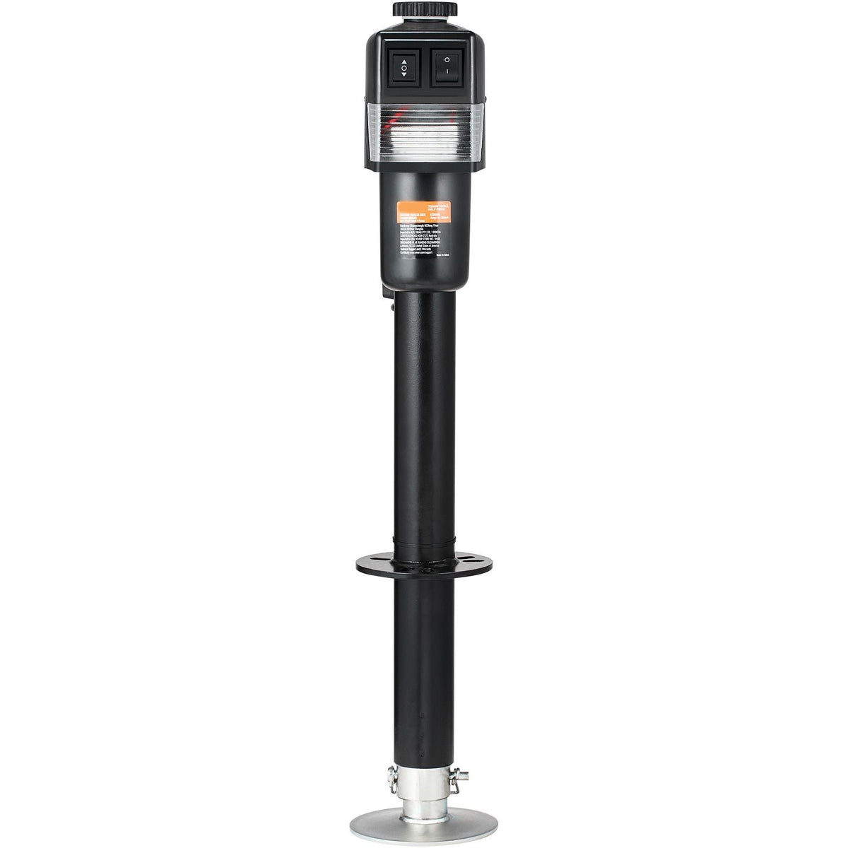 Electric Trailer Jack, Power Tongue Jack Weight Capacity 3500 lbs, 9.84"-33.85" Electric Tongue Jack with Waterproof Cover for Lifting RV Trailer, Horse Trailer, Utility Trailer, Yacht Trailer