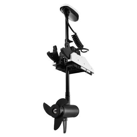 Electric Trolling Motor, 55lbs Thrust with GPS, 10-Speed Bow Mounted Saltwater Outboard Boat Motor with Remote Control & LCD Battery Indicator, for Kayaks, Fishing Boats, 36-Inch Shaft