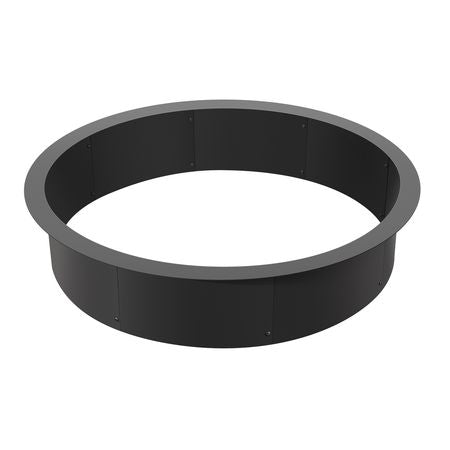 Fire Pit Ring, 40-Inch Outer/36-Inch Inner Diameter, 8.5inch Height Fire Pit Insert, Heavy Duty Carbon Steel Liner DIY Campfire Ring above or In-Ground, for Outdoor Camping, Bonfires