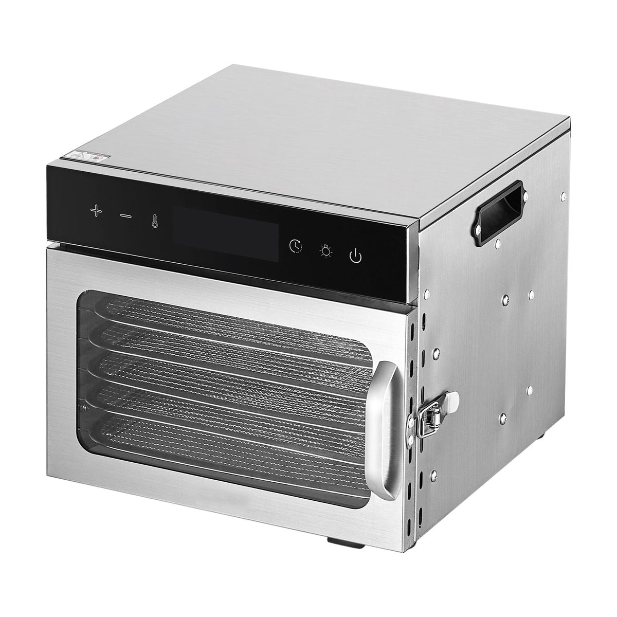 Food Dehydrator Machine, 6 Stainless Steel Trays, 400W Electric Food Dryer with Adjustable Temperature & 24-Hour Timer, Freeze Dryer for Jerky, Meat, Fruit, Vegetables, Herbs, Dog Treats