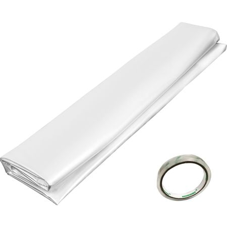 Greenhouse Film 10 x 25 ft, Greenhouse Polyethylene Film 6 Mil Thickness, Greenhouse Plastic Greenhouse Clear Plastic Film UV Resistant, Polyethylene Film Keep Warming, Superior Toughness