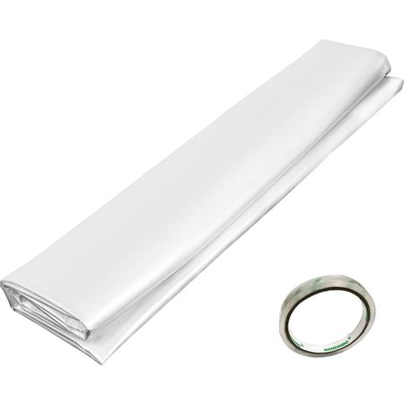 Greenhouse Film 8 x 25 ft, Greenhouse Polyethylene Film 6 Mil, Clear Greenhouse Plastic Greenhouse Plastic Film UV Resistant, Polyethylene Film to Keep Warming, Superior Strength