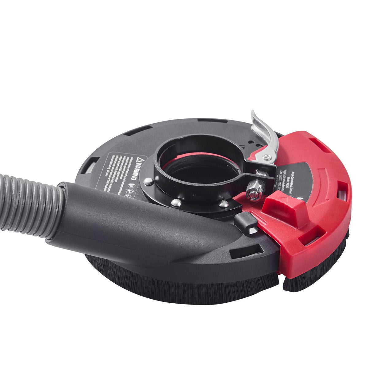 Grinding Dust Shroud for Angle Grinder, Universal 4-5 in, Surface Grinder Dust Shroud with 6 Clamping Washers & 5 in Diamond Grinding Cup Wheel, Connect to Vacuum Cleaner, for Wood Concrete Wall