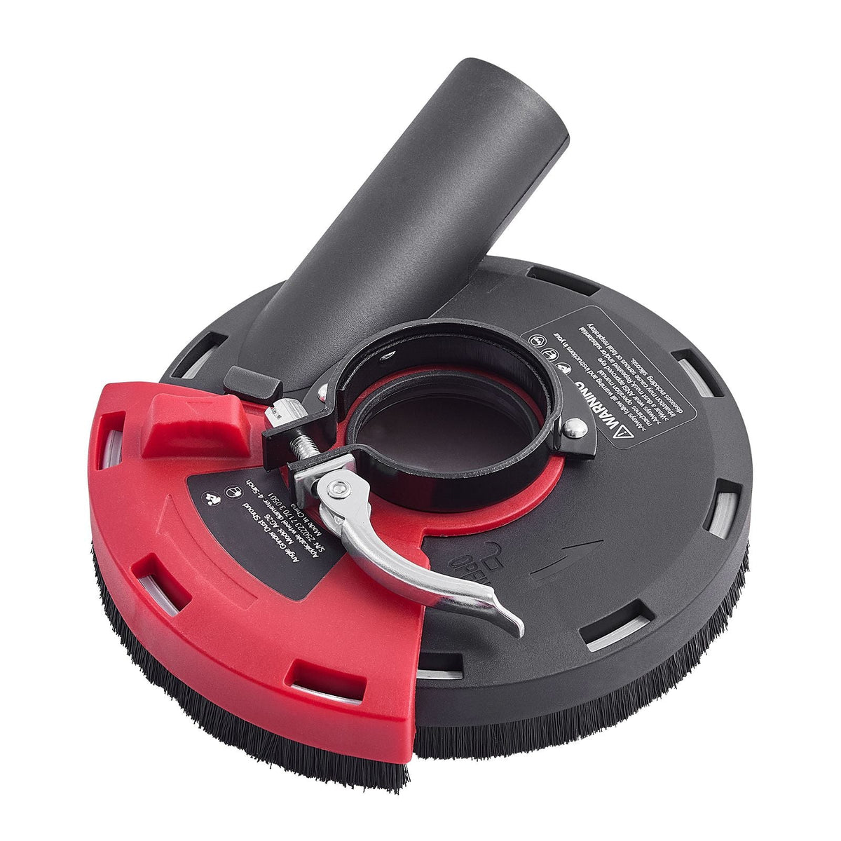 Grinding Dust Shroud for Angle Grinder, Universal 4-5 in, Surface Grinder Dust Shroud with 6 Clamping Washers, Connect to Vacuum Cleaner, Suitable for Grinding Wood Concrete Wall Stone