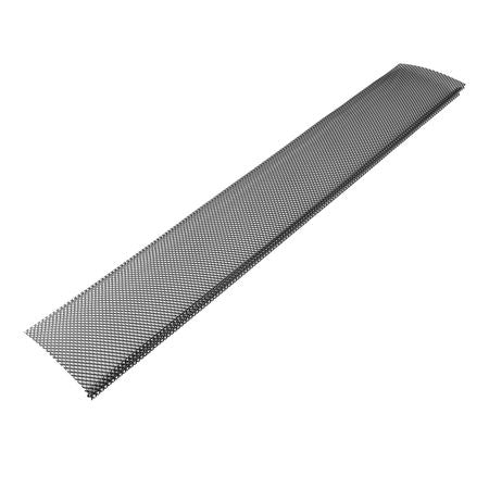 Gutter Guard, 6 in Powder-Coated Steel Gutter Screen, Heavy-Duty 75 ft Length, 0.04 in Thickness, Leaf Guard for Debris and Leaves, Easy DIY Install, Fits 6" Standard Systems, 25 Pack, Black