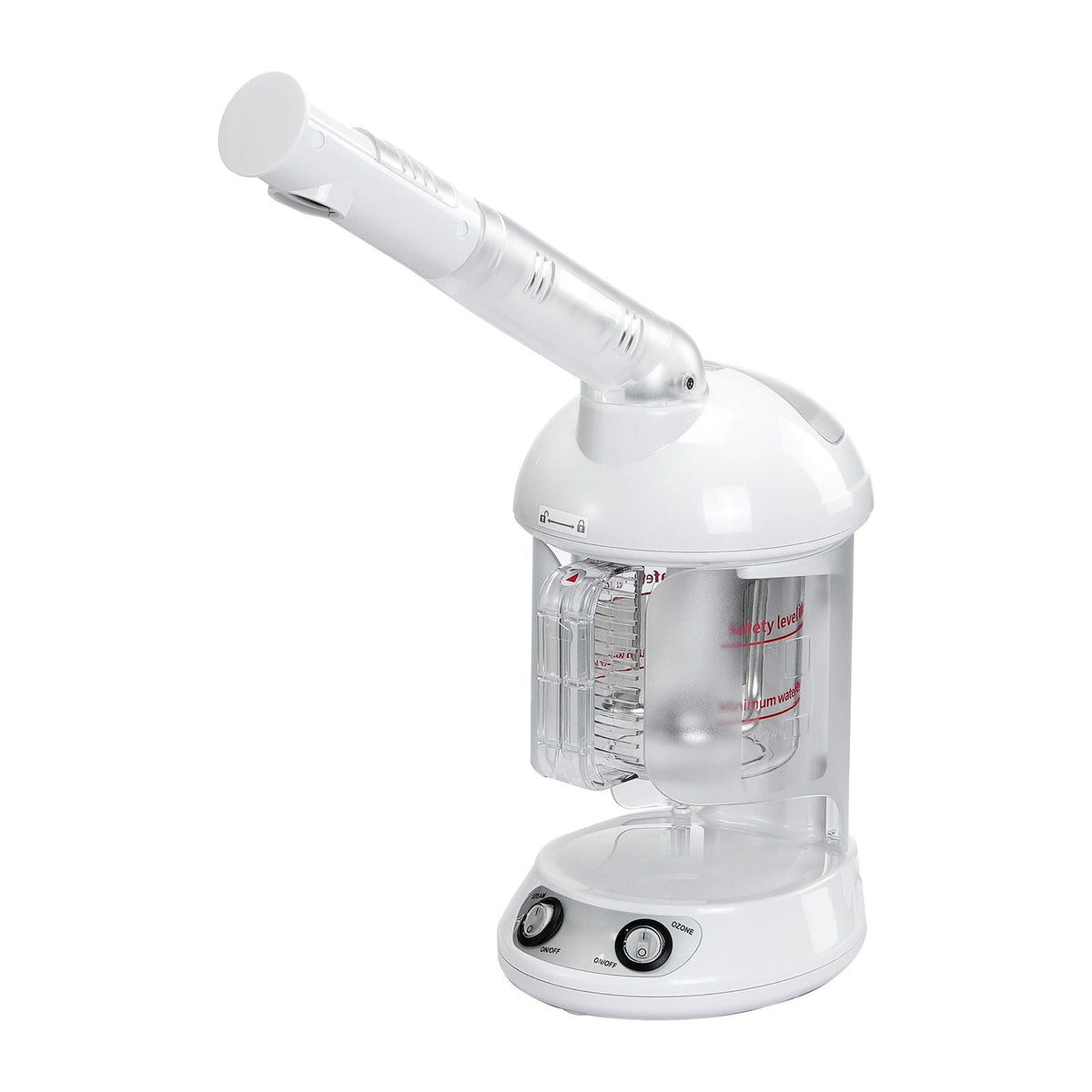 Hair Steamer, 2-in-1 Professional Hair & Facial Steamer with Detachable Bonnet Hood, Nano Ionic & UV Ozone Face Steamer with 360° Rotatable Sprayer for Salon Spa Home Beauty