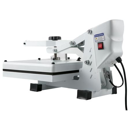 Heat Press, Heat Press Machine for T-Shirt, Fast Heating, High Pressure Heat Press 15x15, Power Digital Industrial Sublimation Printer for Heat Transfer Vinyl, Easy to Use, White