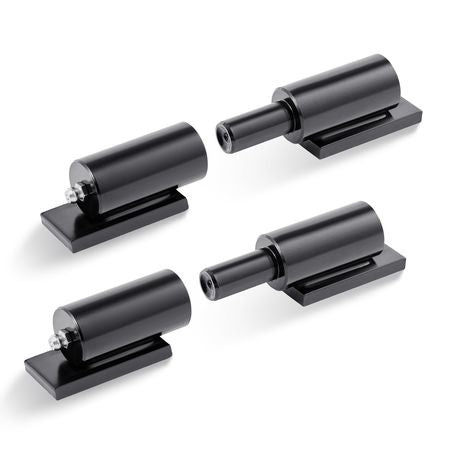 Heavy Duty Gate Hinges, 2-Pack 7-Inch Barrel Gate Hinge, Weld On Hinges 900 lbs Load Capacity for Swing Trailer Gates, Grease Zerk Fitting & Internal Ball Bearings for Smooth Operation