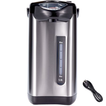 Hot Water Dispenser, Adjustable 4 Temperatures Water Boiler and Warmer, 304 Stainless Steel Countertop Water Heater, 3-Way Dispense for Tea, Coffee and Baby Formula, 5L/169 oz