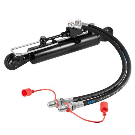 Hydraulic Top Link Cat.1-1 (11 in, 20-7/8~31-7/8 in ), Hydraulic Cylinder with 2 Hoses & G3/8" Check Valve