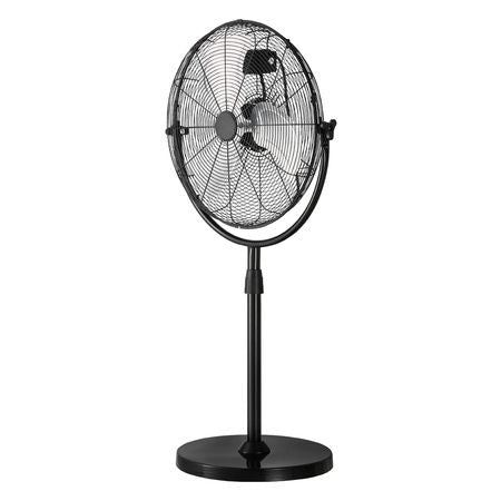 Industrial Pedestal Fan, 20 Inch Standing Fan with 46.9 to 59.6 Inches Adjustable Height, Floor Fans with 3 Adjustable Speeds, High Power Fans for Warehouse,Garage,Commercial,Residential, Black
