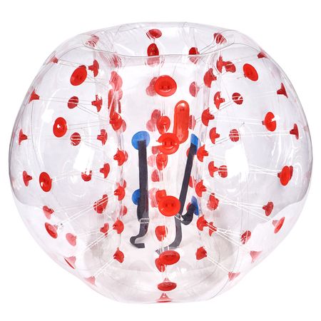 Inflatable Bumper Ball 1-Pack, 5FT/1.5M Body Sumo Zorb Balls for Teen & Adult, 0.8mm Thick PVC Human Hamster Bubble Balls for Outdoor Team Gaming Play, Bumper Bopper Toys for Garden, Yard, Park