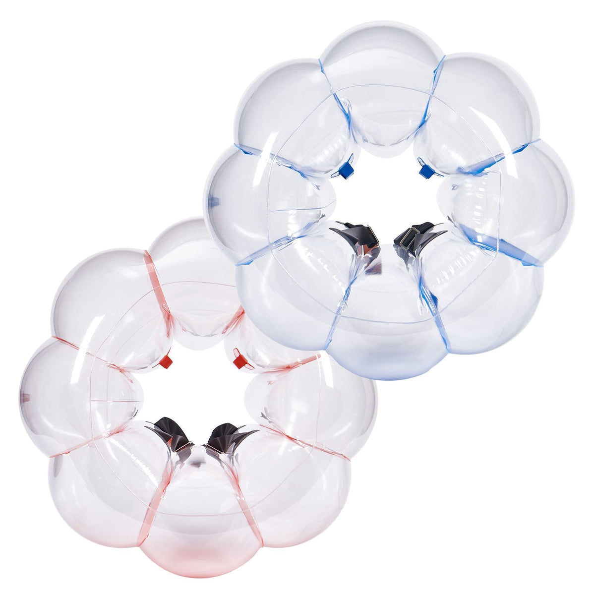 Inflatable Bumper Balls 2-Pack, 3FT/0.9M Body Sumo Zorb Balls for Kids & Teens, Durable PVC Human Hamster Bubble Balls for Outdoor Team Gaming Play, Bumper Bopper Toys for Playground, Yard, Par
