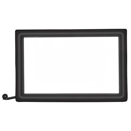 Inflatable Movie Screen, 24 ft Outdoor Inflatable Projection Screen with Portable Storage Bag, Front/Rear Projection, Easy Set Up, Blow Up Screen for Outdoor Backyard Movie Night, Theme Parties