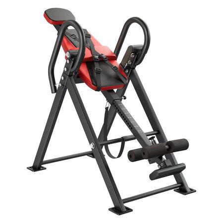 Inversion Table, 300 lbs Capacity Heavy Duty Inverted Table, Back Inverter Stretcher with Dual-Roller Locking, Decompression Tables for Shoulders, Neck, Back, Multi-Angle Adjustable Tether Strap