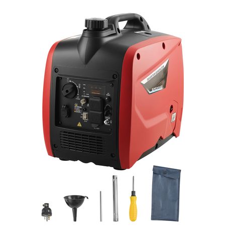 Inverter Generator, 3000W Peak Watt Quiet Inverter Generator, Portable Inverters Generators for Home Use, Gas Powered, Compact and Lightweight Design - Stable Power, CO Sensor, Long Run Time