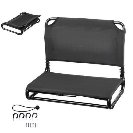 Kayak Seat, Folding Kayak Seat with Comfortable Back Support, Aluminum Alloy Frame & 600D Oxford Fabric, Easy Assembly for Paddling, Fishing and Recreational Kayaking