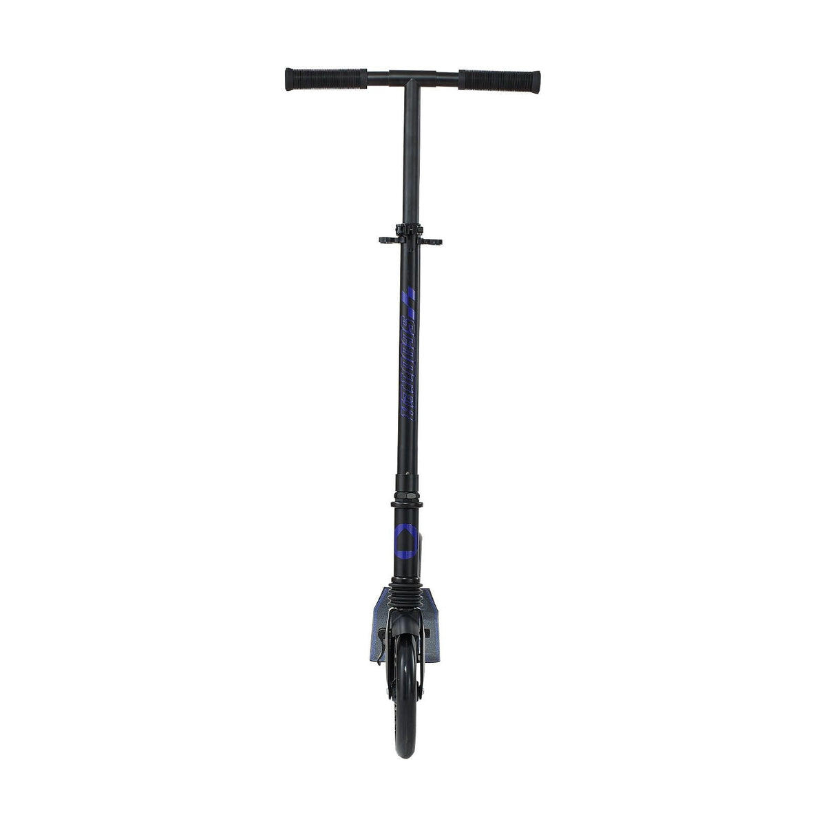 Kick Scooter for Kids Ages 8+, Teens & Adults, 2-Wheel Toddler Scooter with Adjustable Height Handlebar, Wide Anti-Slip Deck, Foldable Lightweight for Boys & Girls up to 220 lbs, Black + Purple