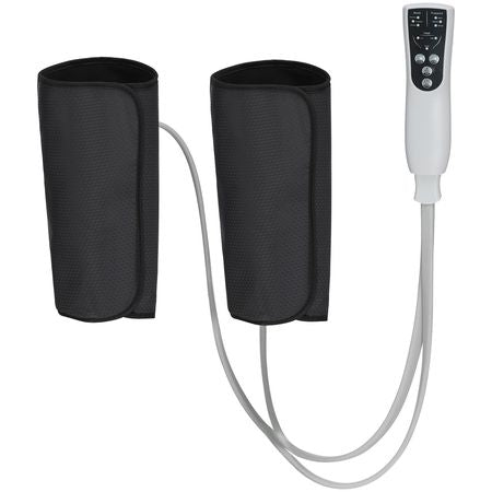 Leg Massager with Heat, Air Compression Calf Massager with 3 Modes & 3 Intensities, 2 Heating Levels, Calf Wraps Massager with Handheld Controller for Leg Circulation and Swelling Pain Relief