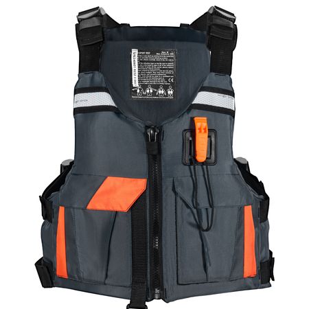 Life Vest for Watersports (PFD), Life Jacket with Waterproof Nylon & 85N Buoyancy, Life Vest/Jacket for Any Water Activity-Fishing, Kayaking, Surfing and More, Men and Women M