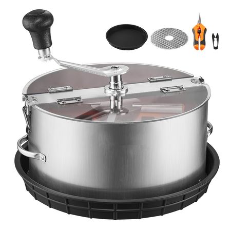 Manual Bud Leaf Trimmer, 12 in Reaper Bowl Bud Trimmer with Stainless Steel Blades, Visual Cutting , Wet & Dry Hydroponic Cutting Machine with Tray, Twisted Spin Cut for Plant Buds Flowers