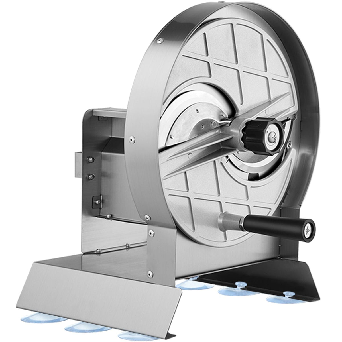 Manual Vegetable Fruit Slicer, 0-0.5"/0-12mm Thickness Adjustable Commercial Slicer Machine, Stainless Steel Food Cutter Slicing Machine with 2 Spare Blades, for Potato, Cucumber, Lemon, Tomato