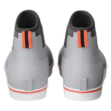 Men's Deck Boots, Waterproof Fishing Rain Boots, Anti-Slip Ankle Rubber Outdoor Work Shoes, Gardening Insulated Mud Boots Footwear, Lightweight & Durable, for Manufacturing, Farming, Size 12 US