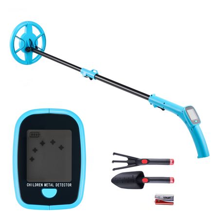 Metal Detector, 4", Lightweight Metal Detector with LCD Display, 6" IP68 Waterproof Search Coil, Adjustable 25.6"-36.6" High Accuracy Gold Detector, Easy to Use, for Detecting Gold Exploration