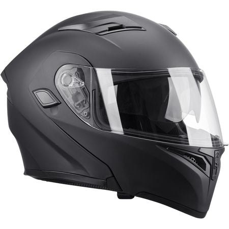 Motorcycle Helmet, Unmasked, Smart Street ABS & High Density Helmet with Bluetooth Slot & Interchangeable Lens, DOT Approved Comfortable Motocross Helmet, Fit for Youth & Adults