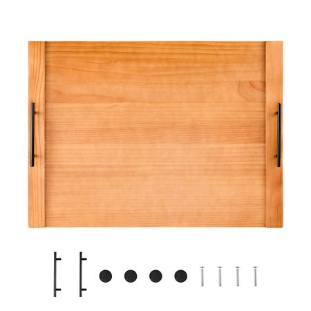 Noodle Board Stove Cover, Stove Top Cover Board for Gas Burners & Electric Stove, Pine Wood Cutting Board with Handles, RV Stovetop Cover/ Kitchen Sink Cover for Counter Space & Tray, Natural