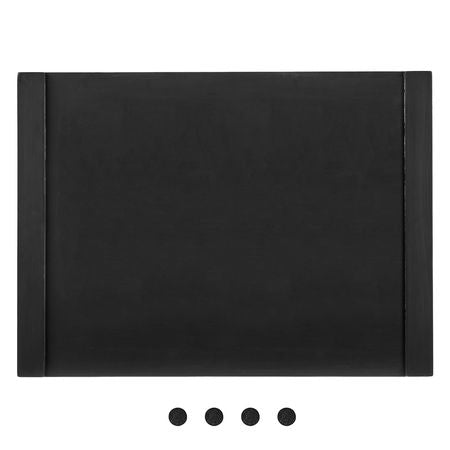 Noodle Board Stove Cover, Stove Top Covers for Gas Burners & Electric Stove, Pine Wood Cutting Board with Built-in Handles, RV Stovetop Cover/ Kitchen Sink Cover for Counter Space & Tray, Black