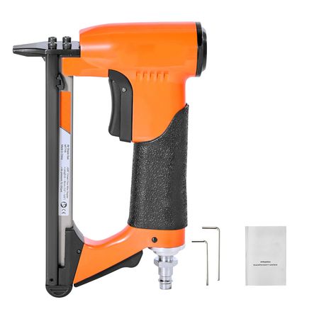 Pneumatic Staple Gun, 22 Gauge Air Upholstery Stapler for 71 Series Fine Wire Staples 3/8" Crown 1/4"-5/8" Length, Max 180PCS Loading Air Staple Gun for Upholstering, Woodworking, DIY Projects