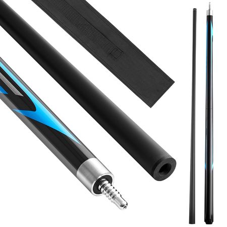 Pool Cue, 1 Piece Jump Break Cue, 58 inch & 19.5 oz Break Cues Pool Stick, Breaks Stick with Carbon Fiber Shaft & Maple Cues Butt, Heavy Hitter Breaks Jump Billiard Cue for Adult, Home, Office