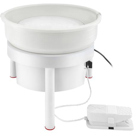 Pottery Wheel 36cm Pottery Forming Machine with Foot Pedal Pottery Wheel for Adults 450W Electric Pottery Wheel for DIY Clay Art Craft