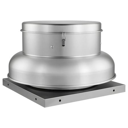 Roof Exhaust Fan, Attic Vent Fan with High-Power Motor, 24.8inch Fan Base Heavy-Duty Aluminum Alloy, Speed Control Adjustable Airflow 1500/2600CFM, Compact for Garage,Kitchen,Bathroom,Silver
