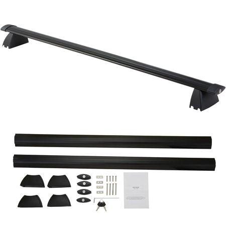 Roof Rack Cross Bars, Compatible with 2011-2021 Jeep Grand Cherokee with Grooved Side Rails, 200lbs Load Capacity, Aluminum Crossbars with Locks, for Rooftop Cargo Carrier Bag Luggage Kayak Bike